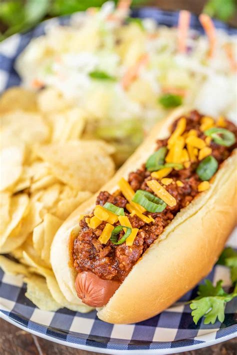 Quick Chili Cheese Dogs Homemade Hot Dog Chili Plain Chicken