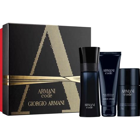 Giorgio Armani Code For Men 3 Pc. Gift Set | Beauty & Fragrance Gift ...