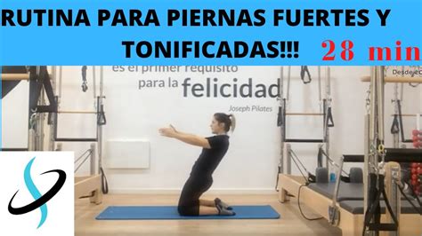 Rutina Para Piernas Fuertes Y Tonificadas Youtube