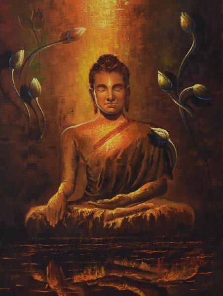 Gautam Buddha Painting By Dot Art Studio Gautam Buddha Painting Inr