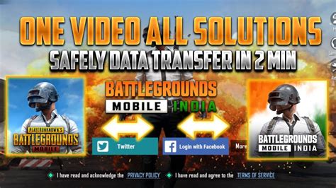 How To Transfer Your Data From Pubg Mobile Global To Battleground