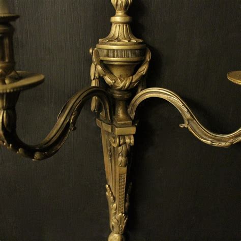 Antique French Pair Of Bronze Antique Wall Sconces Antiquescouk