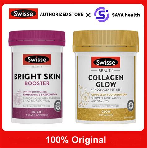 Swisse Beauty Combo Beauty Bright Skin Booster 60 Capsules With