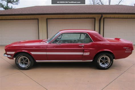 1968 Mustang California Special Manual Trans A C Candy Apple Red