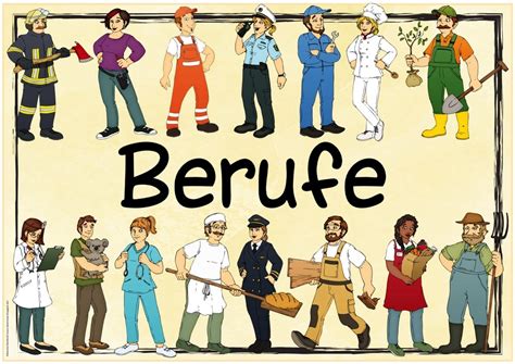 Sơ đồ Berufe Occupations Quizlet