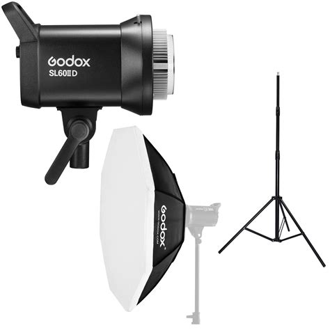 Godox SL60IID LED Video Light Daylight Balanced Set With Softbox SB