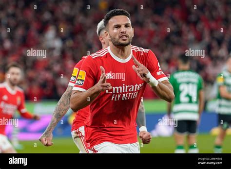 Lisbon Portugal 15th Jan 2023 Goncalo Ramos From Benfica In Action