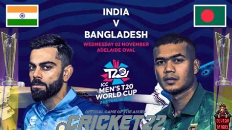 Watch India Vs Bangladesh35th Matchsuper 12 Group 2icc T20 World