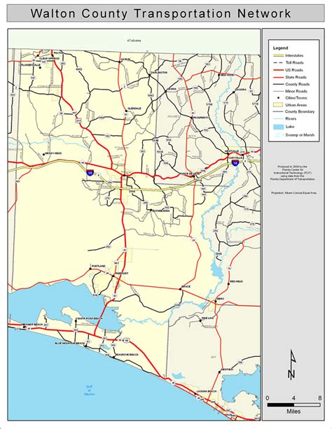 Map Of Walton County Fl Ettie Janetta