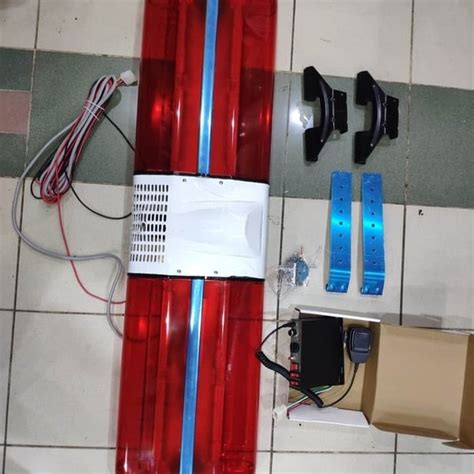 Jual Lampu Strobo Rotator Led Untuk Truck Bus 1 8 Meter Fullset Di