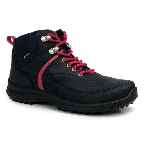 Hotter Womens Alpine Gtx Navy Lace Up Walking Boots