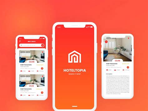 Hotel App Design Freebie For Figma And Adobe Xd