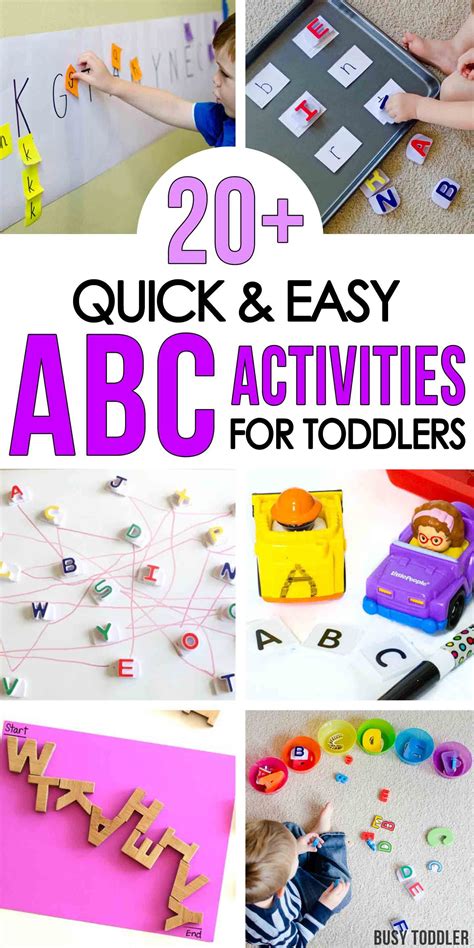 50+ Alphabet Activities (all hands-on play) - Busy Toddler | Alphabet ...