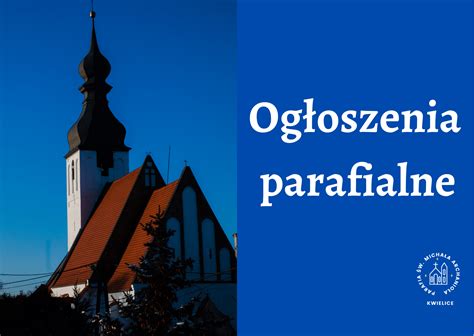 Og Oszenia Parafialne Na Iii Niedziel Wielkiego Postu R