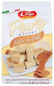 Amazon Gastone Lago Party Wafers Dulce De Leche Cream Filling 8 82