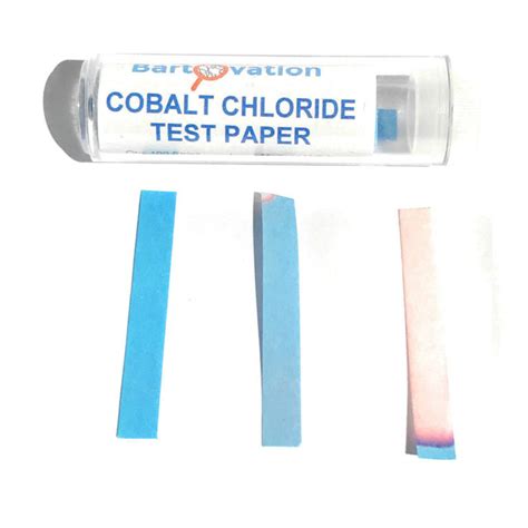 Cobalt Chloride Test For Moisture Humidity Detection