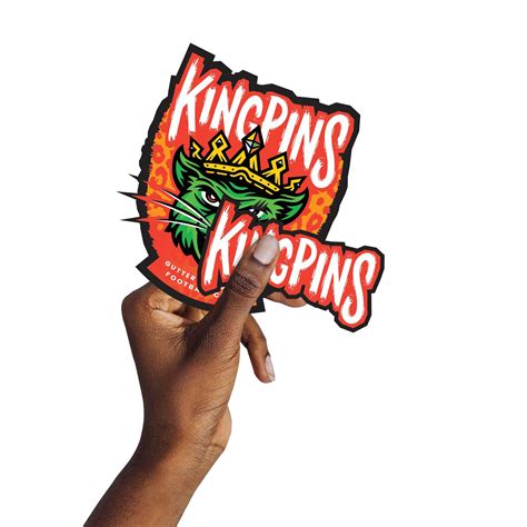 Kingpins Logo Minis Officially Licensed Fcf Removable Adhesive