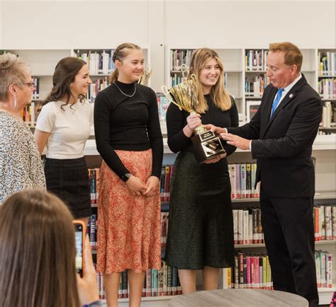 Iowa Secretary of State Paul Pate Presents Carrie Chapman Catt Award to ...