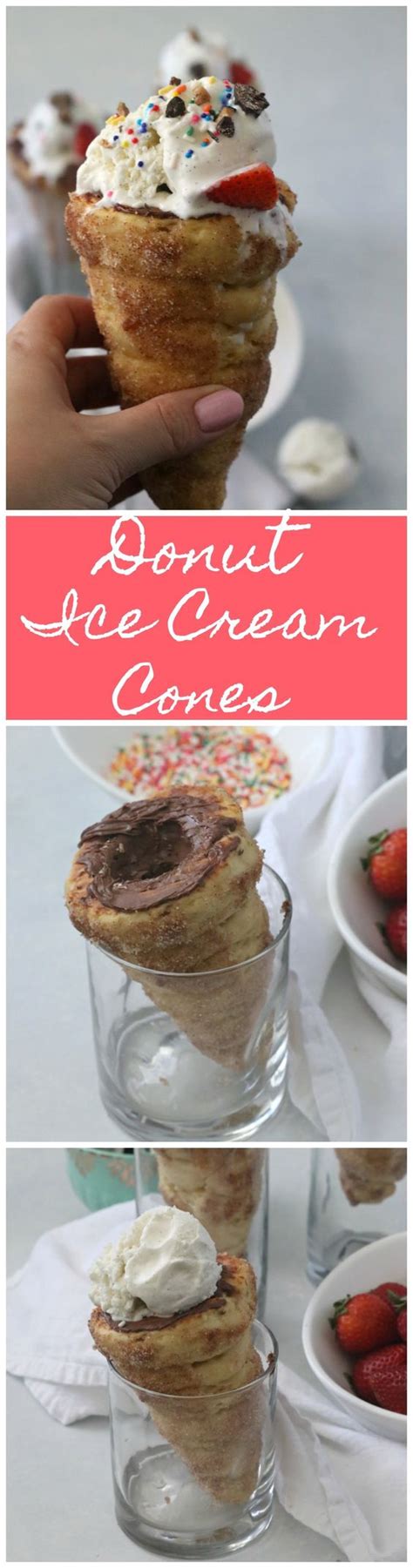 The Ice Cream Stuffed Doughnut Cones That Are Next Level Amazing