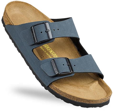 Birkenstock Arizona M Birko Flor Nubuck Basalt Sandales Et Tongs Snowleader