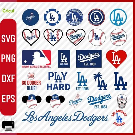 Digital Download Los Angeles Dodgers Svg Los Angeles Dodge Inspire