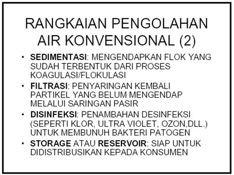 Penyediaan Air Bersih Ppt