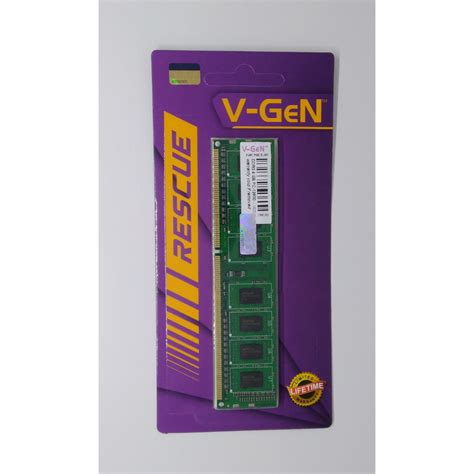 Jual RAM DDR3 V GeN RESCUE 8GB PC12800 1600Mhz LongDimm Memory PC