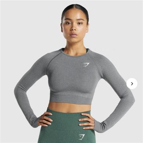 Gymshark Vital Seamless 2 0 Long Sleeve Crop Top Depop