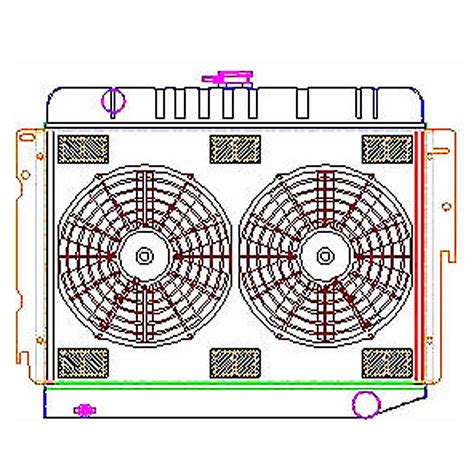 Griffin ExactFit ComboUnit Radiator Details For PartNumber CU 00328