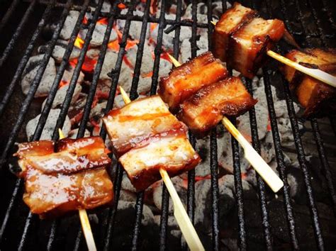 Pork Belly Skewers Stock Photos Pictures And Royalty Free Images Istock