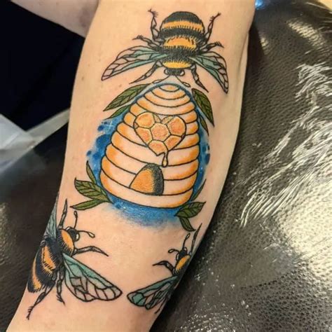 80 Best Bee Tattoo Designs Youll Fall In Love With Saved Tattoo