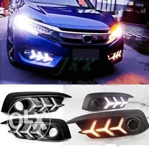 Honda Civic To Fishbone Lamborghini Look Led Drl Car Parts