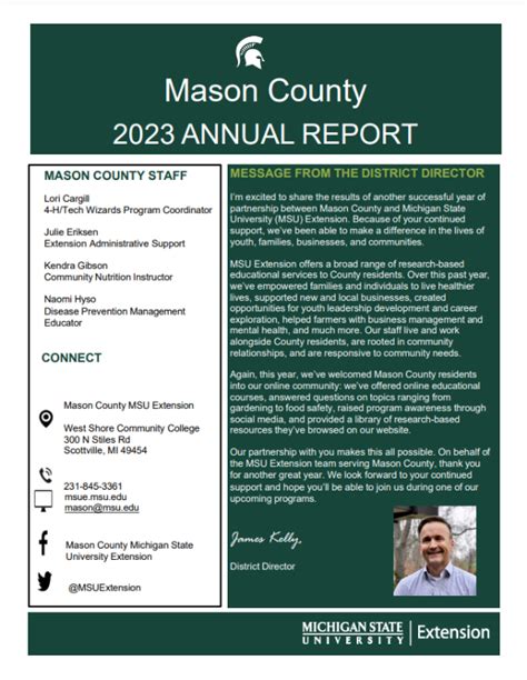 Mason County 2023 Annual Report - Mason County