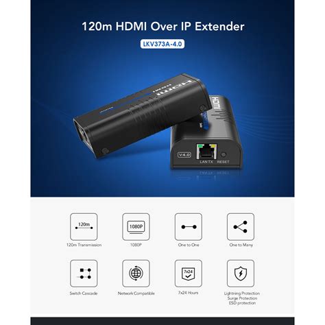 LENKENG LKV373 V4 0 HDMI Extender 100 120meter HDMI Extender Over Cat5e