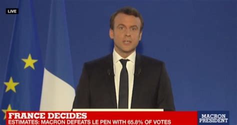 Emmanuel Macron Es El Presidente Electo De Francia