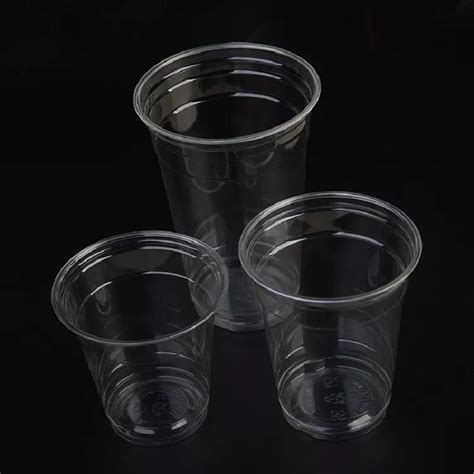 Cold Drinking Biodegradable Pla Cups Compostable Corn Starch Plastic