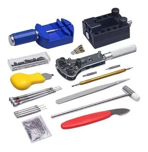 Kit 151 Ferramentas Relojoeiro Para Conserto Reparo Relogio Blutu