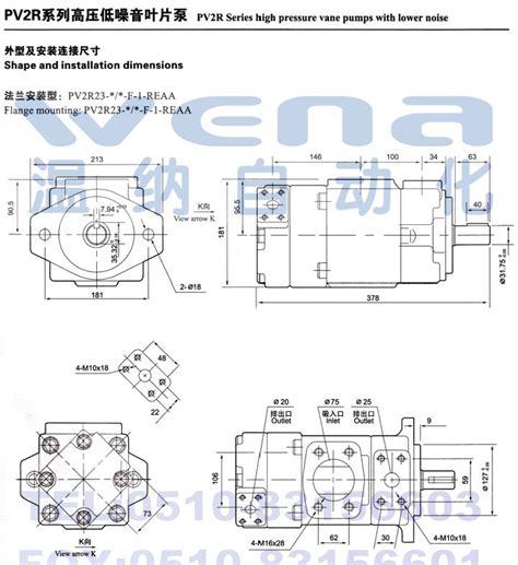 Pv2r23 75 116 Pv2r23 75 125低噪音叶片泵 齿轮泵 无锡温纳自动化科技有限公司