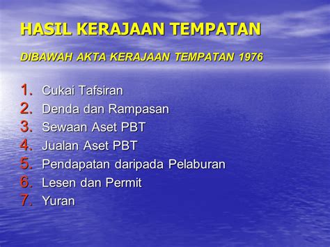 Hasil Cukai Kerajaan Tempatan