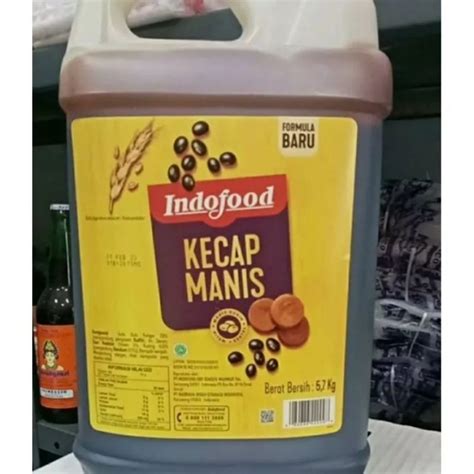 Jual Indofood Kecap Manis Jerigen 5 7kg Shopee Indonesia