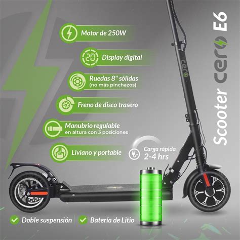 Scooter Eléctrico Cero E6 La Ciclovía