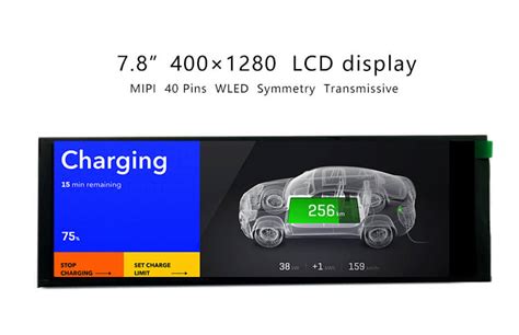 Inch X Tft Bar Lcd Display Mipi Bit Interface Wide