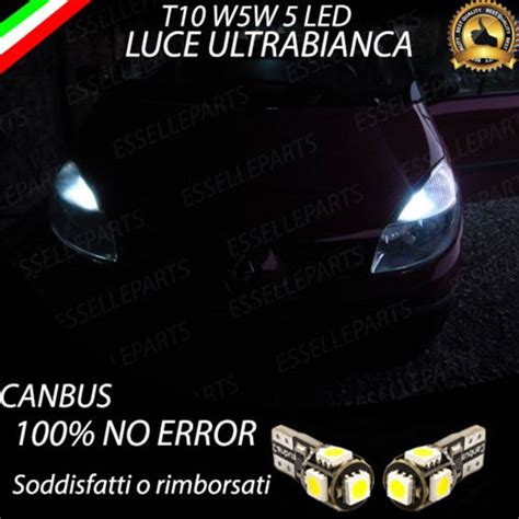 Luci Posizione Led Canbus Renault Scenic Ii K Luce Bianca No Error