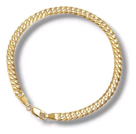 Pulsera Pulso Esclava Oro K Cubana Mm Cm Italy Meses Sin Inter S