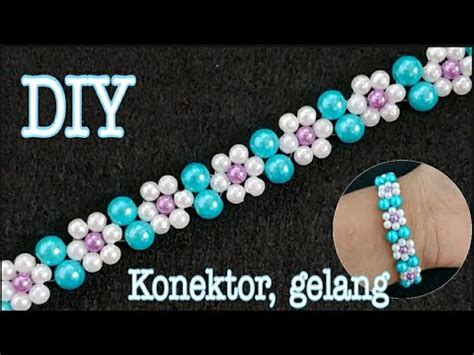 DIY CARA MEMBUAT KONEKTOR MASKER MUTIARA CARA BIKIN GELANG MUTIARA