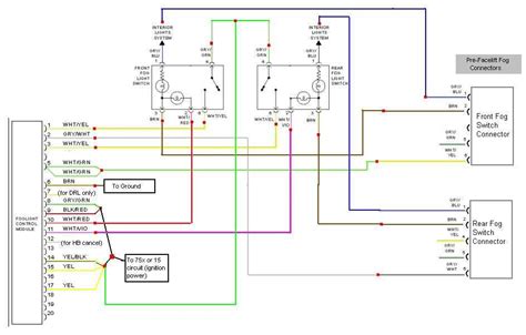 Wiring Diagram For Rear Fog Light Installation