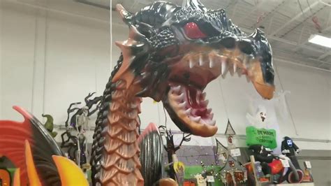 Home Depot Halloween 2018 Amazing Realistic Dragon 69 In Animatronic