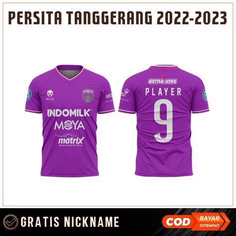 Jual Jersey Persita Tanggerang Premium Terbaru Gratis Pasang