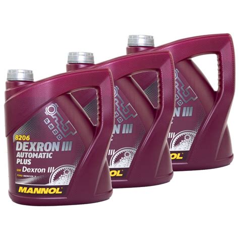 MANNOL Getriebeöl Dexron III Automatik Plus 3 X 4 Liter online im 51 95