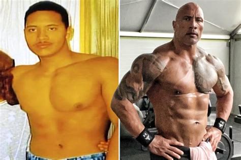 Dwayne The Rock Johnson Looks Unrecognizable As A Teen With Slim Frame In Throwback Before His